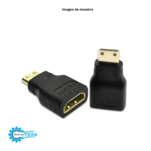1mini_hdmi_a_hdmi Adaptador HDMI Hembra a Mini HDMI Macho
