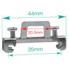 Soporte de Montaje para Carriles DIN 35 mm C45