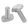 Tornillo Cabeza T, M8 x 16 mm, para montajes en perfiles de aluminio 40mm (2 piezas)