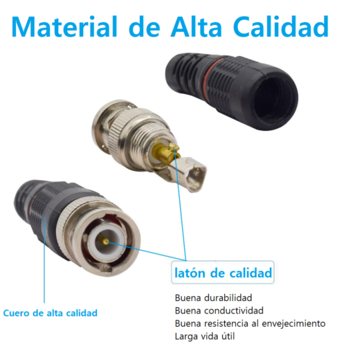 Conector de Video BNC, Tipo Macho