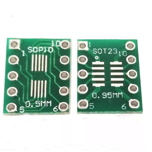 PCB de Transferencia SOT23 SOP10 MSOP10 SMD a DIP10