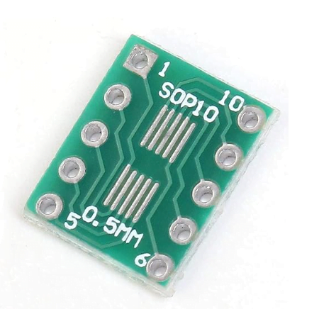 PCB de Transferencia SOT23 SOP10 MSOP10 SMD a DIP10