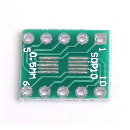 PCB de Transferencia SOT23 SOP10 MSOP10 SMD a DIP10