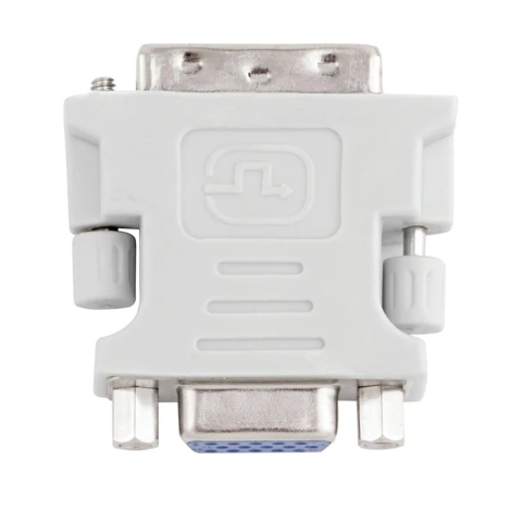 Adaptador DVI-I 24 + 5 Pines Macho a VGA HD15 Hembra