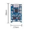Módulo Cargador de Batería de Litio, Entrada Micro USB